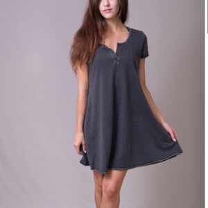 Z Supply The Tempo Dress Dark Grey